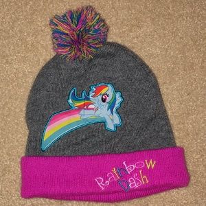 NEW MLP Rainbow Dash beanie hat